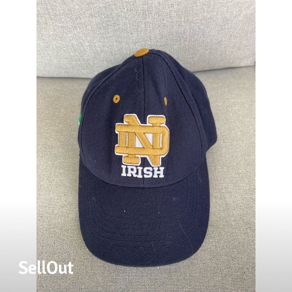 Notre Dame Fighting Irish Blue Embroidered Ball Cap Hat